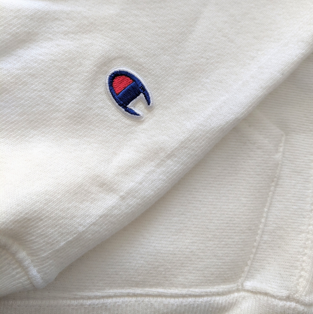 Champion Pastel Reverse Weave Hoodie Sweatshirt M - Picture 7 of 8
